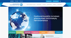 Desktop Screenshot of huoltovarmuus.fi